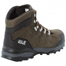 Jack Wolfskin Hiking Shoes Refugio Mid Texapore (Suede, Waterproof) Khaki Brown/Phantom Grey Men